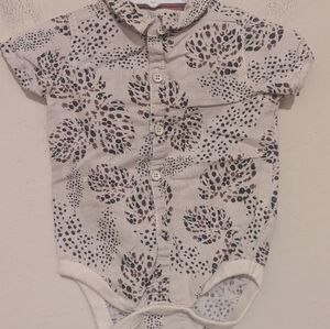Ted Baker brown fern onsie 0 to 3 months